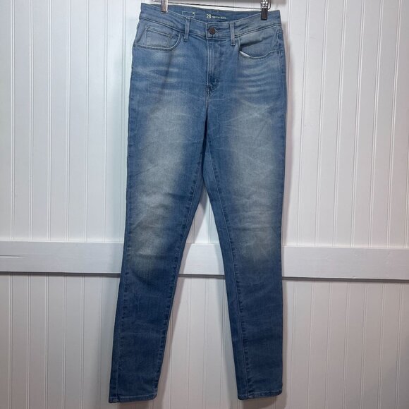 Levi's Women's High Rise Skinny Jeans Size 28 Light Wash Blue Denim Stretch - Picture 2 of 8